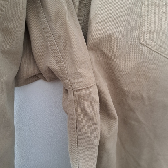 RM Williams Mens light Tan Cotton core straight leg high rise Trousers Size 38R - Picture 13 of 16